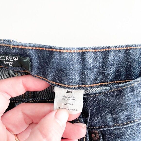 J. Crew Women's Stretch Bootcut Blue Jeans Size 29S - Picture 5 of 11